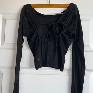 Lululemon open back long sleeve